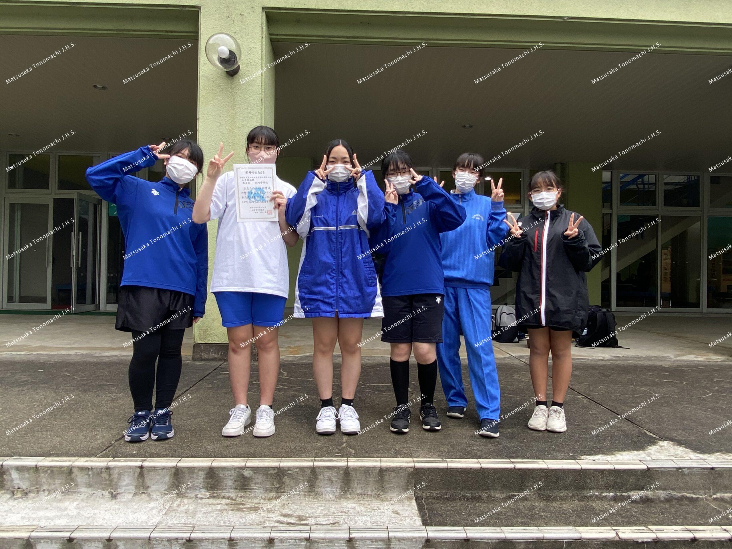 女子卓球部】松阪地区中学校卓球大会 | 松阪市立殿町中学校